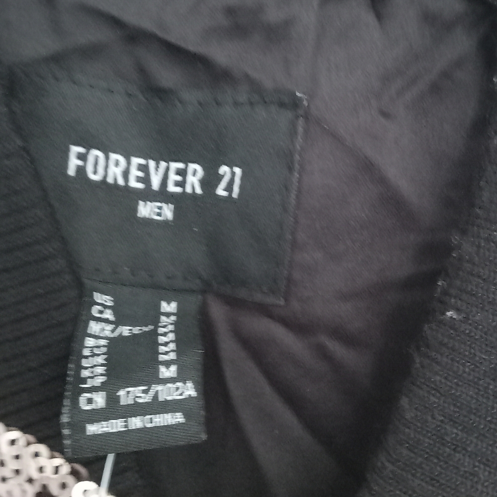 Sequin Leopard Print Bomber Jacket NWT - image 3